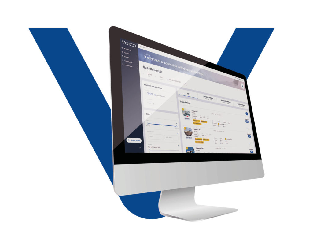 VOO Screen Blog EBACE WEB EBACE VOO Showcases the Newest Innovative Platform at EBACE 22