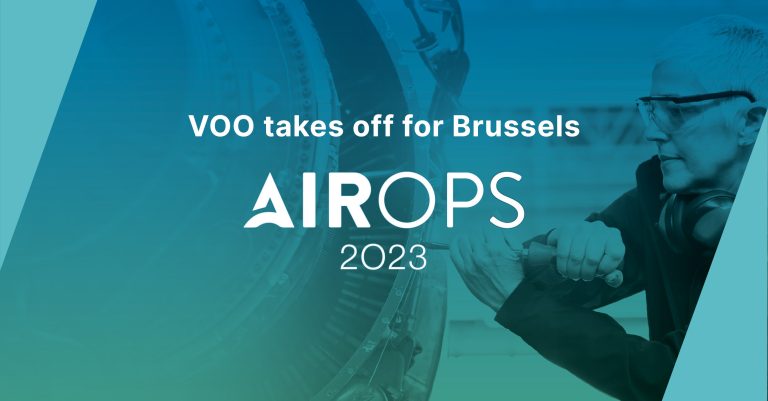VOO at AIROPS23 in Brussels.