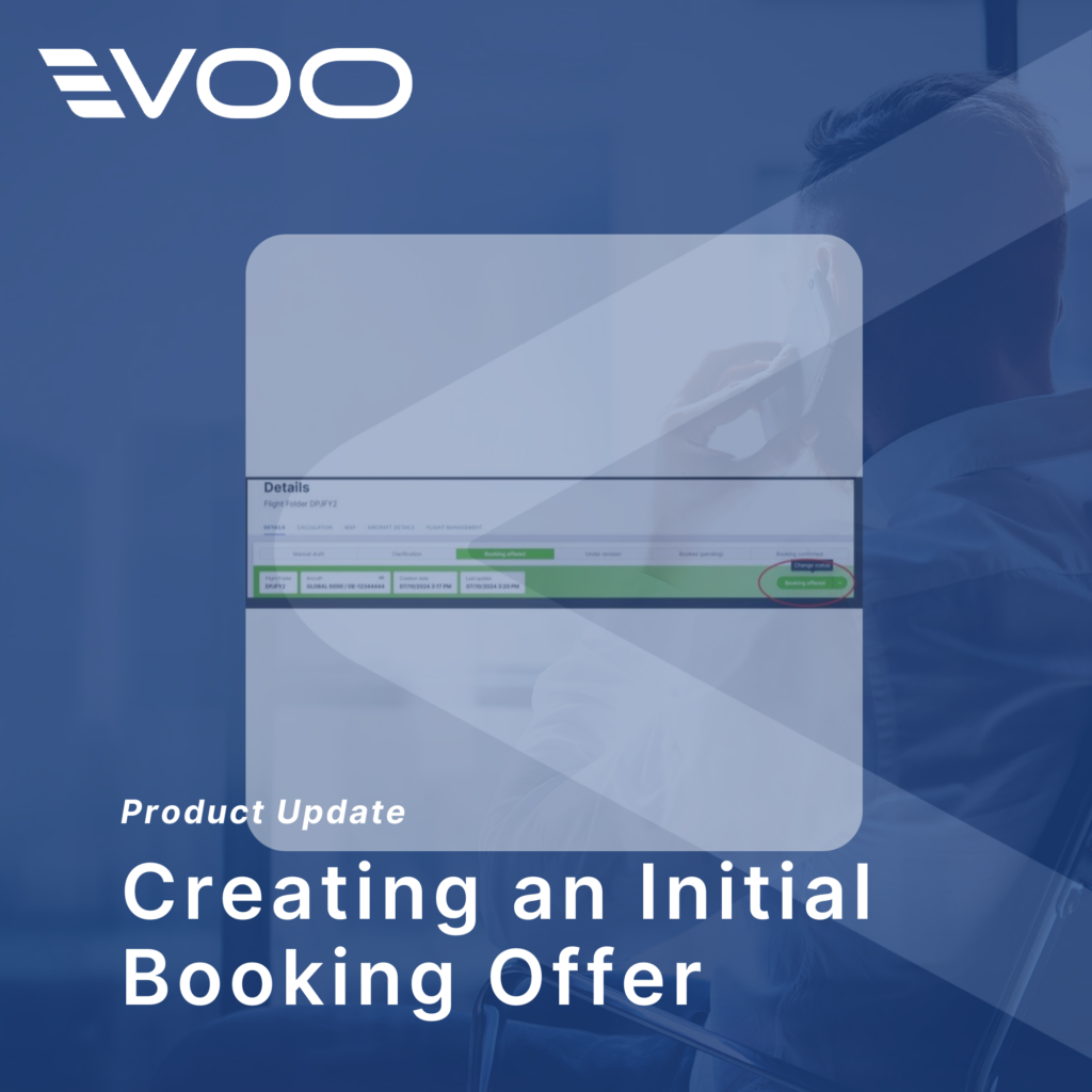 Initial booking offer